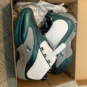 Reebok Answer IV Allen Iverson The Tunnel Philly Eagles Green GX6235 Size 13